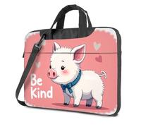 TFSW Laptop Backpack Women Be Kind: A Heartwarming Message From The Pig Laptop Bag Laptop Sleeve Carry On Bag(26x36cm)