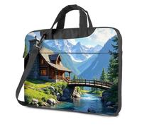 TFSW Laptop Backpack Women Mountain Cabin By The River Laptop Bag Computer Backpack For Men Laptop Backpack For Men(29x40cm)