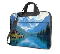 TFSW Laptop Backpack Women Serene Cabin By The Lake And Mountains Laptop Bag Computer Backpack For Men Laptop Backpack For Men(26x36cm)