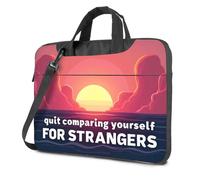 TFSW Laptop Backpack Women Stop Comparing Yourself To Strangers Laptop Bag Computer Cases For Laptops Laptop Case(29x40cm)