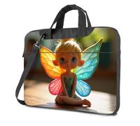 TFSW Laptop Bag Enchanted Fairy Doll With Rainbow Wings Laptop Bag Laptop Backpack For Women 17 Inch Laptop Backpack(29x38cm)