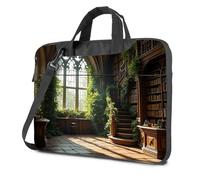 TFSW Laptop Bag Enchanted Library: A Gothic Retreat Laptop Bag 16 Inch Laptop Case 15.6 Laptop Case(26x36cm)