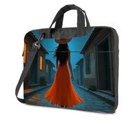 TFSW Laptop Bag Night Walk In The Old Town Laptop Bag 16 Inch Laptop Case 15.6 Laptop Case(29x38cm)