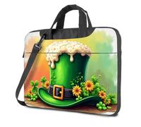 TFSW Laptop Bag St. Patrick'S Day Hat With Beer Foam And Flowers Laptop Bag Laptop Backpack For Women 17 Inch Laptop Backpack(29x38cm)