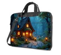 TFSW Laptop Bags Enchanted Forest Cottage At Night Laptop Bag Laptop Backpack Laptop Case 16 Inch(29x40cm)
