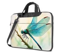 TFSW Laptop Travel Backpack Blue Dragonfly On A Branch Laptop Bag Laptop Backpack For Women Laptop Carrying Case(29x38cm)