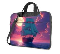 TFSW Laptop Travel Backpack Vintage Ship Sailing Under A Full Moon Laptop Bag Laptop Bag For Women 17 Inch 14 Laptop Sleeve(26x36cm)