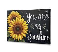 TFSW Religious Easter Decorations Sunshine In Every Moment Canvas Decorative Picture Dining Room Decor Decorations For Living Room(20x30cm)