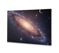 TFSW Rustic Home Decor Galactic Journey: Exploring The Universe Canvas Decorative Picture Bathroom Decorations Wall Decorations(40x60cm)