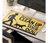 TFSW Sarcastic Mouse Pad Keep Our Parks Clean: Dog Owners' Responsibility Mouse Pad Funny Desk Accessories For Work Desk Pads