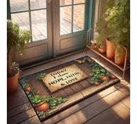 TFSW Shoes Here Mat Choosing Hope, Faith, And Love Today Doormat Indoor Door Mat Non Slip Funny Stuff(50X80CM)