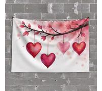 TFSW Small Wall Tapestry Sunset Over The Ocean With Birds Flying Tapestry Funny Bedroom Decor Weird Decor(75X100CM)