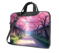 TFSW Tote Bag For Women Sakura Trees In Bloom Along The Pathway Laptop Bag Laptop Bag For Women 17 Inch Laptop Backpacks(29x38cm)