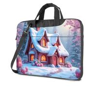TFSW Tote Bag For Women Winter Wonderland: A Cozy Snow-Covered Cottage Laptop Bag Laptop Bag For Women 17 Inch Laptop Backpacks(26x36cm)