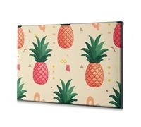 TFSW Wall Art Pineapple Pattern: Tropical Vibes Canvas Decorative Picture Living Room Decor Easter Decorations(40x60cm)