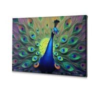 TFSW Wall Decorations Peacock Feather Artistry Canvas Decorative Picture Easter Wall Decor The Chosen(30x40cm)