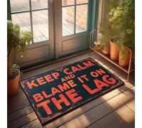 TFSW Welcome Mat Outdoor Funny Embrace Your Unique Self Doormat Vintage Decor Porch Rugs Outdoor(65X90CM)