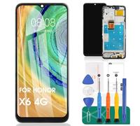 TFT For Honor X6 4G LCD Display For Honor X8 5G Screen Replacement For X6 4G/X8 5G Digitizer Assembly VNE-LX1 Repair Kits With Frame(Black)