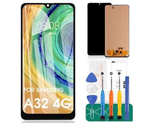 TFT for Samsung Galaxy A32 4G LCD Display for Samsung A32 Screen Replacement SM-A325F Touch screen Assembly No Frame(Black,No Fingerprint Recognition)