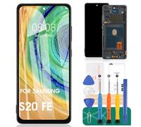 TFT For Samsung Galaxy S20 FE 5G LCD Display For Samsung S20 FE 5G Screen Replacement SM-G781B Touch Digitizer Repair Kits With Frame(No Fingerprint Function)