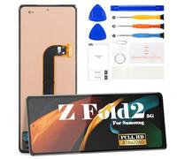 TFT for Samsung Z Fold 2 5G Screen Replacement for Samsung Galaxy Z Fold 2 LCD Digitizer for Samsung SM-F916B Touch Screen Display Assembly Repair Kits Without Frame (Black, NO Fingerprint)