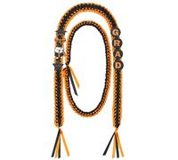 TFTAFAN 2 pieces Extra Long Grad Leis 70 inch Graduation Lei Necklace Class of 2025 Graduation leis Braided Necklaces For High School College Graduation DIY Decors, Standard, Nylon, No Gemstone