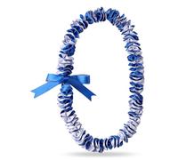 TFTAFAN Widened Graduation Leis Handmade Double Braided Hawaiian Flower Leis for High School College University Party Decorations, Standard, Nylon, No Gemstone