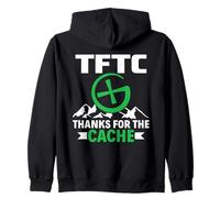 TFTC Thanks For The Cache Geocaching Hiking Zip Hoodie
