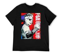TFTFRRAUCR Discrete Anthony Bourdain American Celebrity Legendary Chef Retro T-Shirt Black Cotton Black