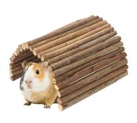 Tfwadmx Bendy Bridge Hamster, Extra Large - Small Animal Wood Tunnel Hut Hideout Ladder Hideaway Climbing Toy for Guinea Pig Chinchilla Rabbit Ferret Hedgehog Rat Gerbil Rodent