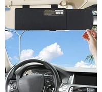 TFY Car Visor Extender Anti-Glare Sun Visor Extender Window Sun Protection and UV Ray Blocker - Black