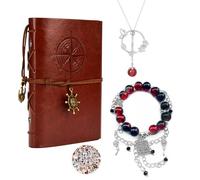 TFYU Heaven Official's Blessing Necklace Tian Guan Ci Fu Notebook Hua Cheng Bracelets San Lang Xie Lian Pendant Anime Cosplay Accessories With Cartoon Character Stickers 13 Pcs