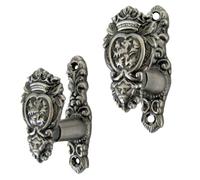 TG,LLC Treasure Gurus Medieval Lion Head Wall Mount Weapon Hooks Set
