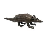 TG,LLC Treasure Gurus Rustic Metal Armadillo Statue Southwestern Home Office Desk Decor Western Yard Lawn Garden Art