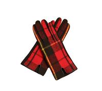 TG Thistle Gem Ladies Traditional Tartan Clan Gloves - Fashionable, Super Soft Scottish Clan Tartan Gloves for Womens - Stylish and Cozy Winter Gloves (WALLACE MODERN)