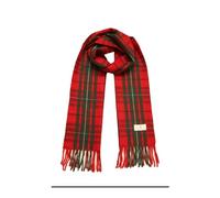 TG Thistle Gem Traditional Tartan Clan Scarves - Multicolor, super-soft Scottish Clan Tartan Scarf - Perfect for both Men and Women (MACAULAY RED MODERN)