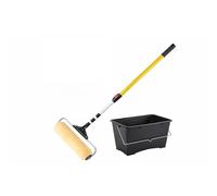 TG TOUGH GEAR Falcon 12" Long Pile Polyester Roller Kit with 15L Scuttle, Suitable for Block Paving Sealer, Tarmac Restorer & Masonry Paint