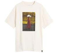 TGB Men's DIY Cultural Imagery T-Shirt Tofu/White