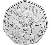 TGBCH Beatrix Potter Benjamin Bunny BU Genuine 50p Coin 2017