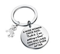 TGBJE Goat Lover Keychain Gift for Woman Girl Goat Charm Keychain for Goat Mom Goat Jewelry Gift Animal Lover Gift, Wise Goat, 3.0*3.0cm