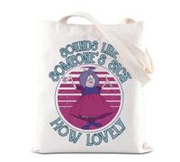 TGBJE Madam Mim Tote Bag Sword Merch Witch Cartoon Movies Characters Grocery Handbag, Madam