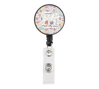 TGBJE PT Gooses Badge Holder Physical Therapy Badge Reel Physical Therapist Work ID Reel Gift for Healthcare Worker (PT Reel)