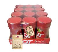 TGBK Instant Tea Case - 12 x Typhoo QT One Cup Instant Tea 125g Jars | Makes 600 Cups | Includes Wildflower Seeds