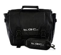 TGC ® Black Messenger Style In Car Case Bag Compatible With Nintendo Wii U Console