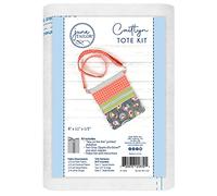TGC Caitlyn Tote Kit - Quilt As You Go - Grey - 2023 Collection - Crossbody Tote Bag - Sewing Kit - Bag - Textile Fabric, Plastic - Includes Stabilizer, Pre-Sewn Zippers, Instructions