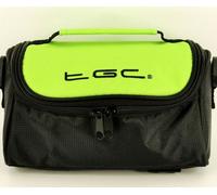 TGC ® Camera Case for Lomographic LOMO Kompakt Automat with shoulder strap and Carry Handle (Electric Green & Black)