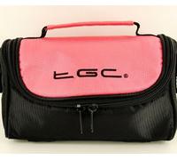 TGC ® Camera Case for Lomographic LOMO Kompakt Automat with shoulder strap and Carry Handle (Pale Pink & Black)