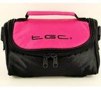 TGC ® Camera Case for Minolta Freedom Zoom Explorer EX with shoulder strap and Carry Handle (Hot Pink & Black)