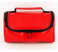 TGC ® Camera Case for Polaroid PhotoMAX FUN! Flash 640 SE with Carry Handle (Red Faux Leather)