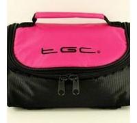 TGC ® Sat Nav GPS Case/Bag for Snooper Strabo with shoulder strap and Carry Handle (Hot Pink & Black)